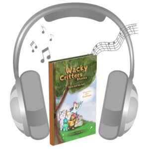 Audiobook of "Wacky Critters' Stories, The Mystery of the Missing Hat", A Story for 6-9 years old kids.